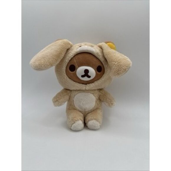 San-X Rilakkuma Bunny Plush Full Zip Look Costume Toy Sanrio Rabbit - Picture 1 of 4